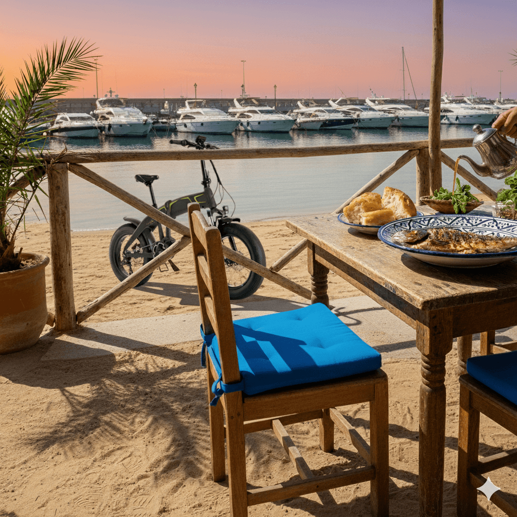 Mittags lokale Köstlichkeiten & Entspannungspause Midi saveurs locales & pause détente